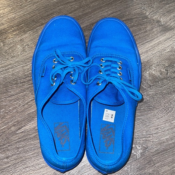 all blue vans
